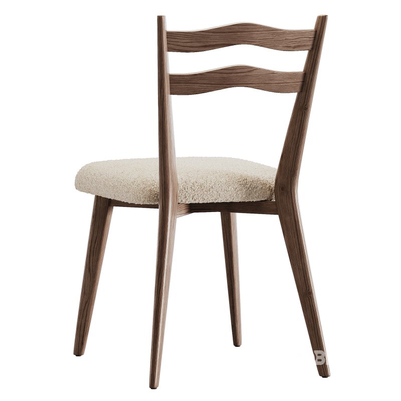 Hazel Brown Wood Dining Chair Image 2