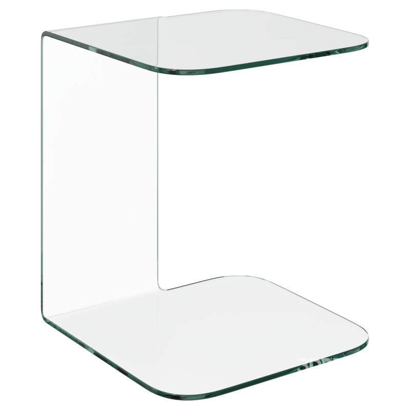 Shell Curved Glass Table by Sovet Italia Image 4