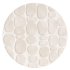 Jacinta Ivory Abstract Round Rug - Thumbnail 1