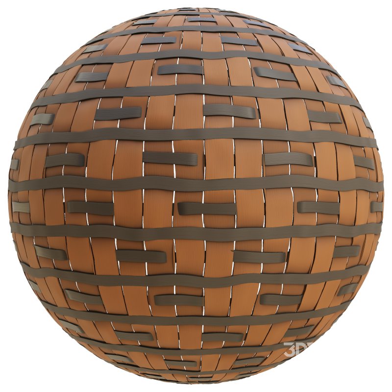 FB347 Wicker ribbon fiber | 4MAT | PBR | 4k Image 5