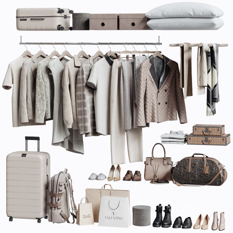 Clothing,shoes and accessories for wardrobe or shop Image 3