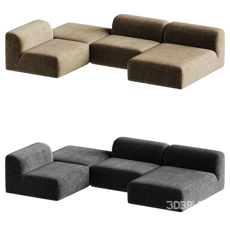 muffin jigarrang sofa Image 3