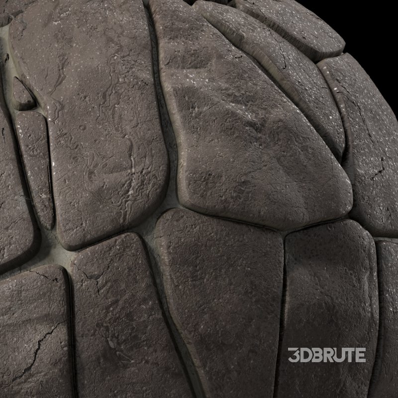 Stone Wall Materials 01- Sbsar Pbr 4k Seamless Image 5