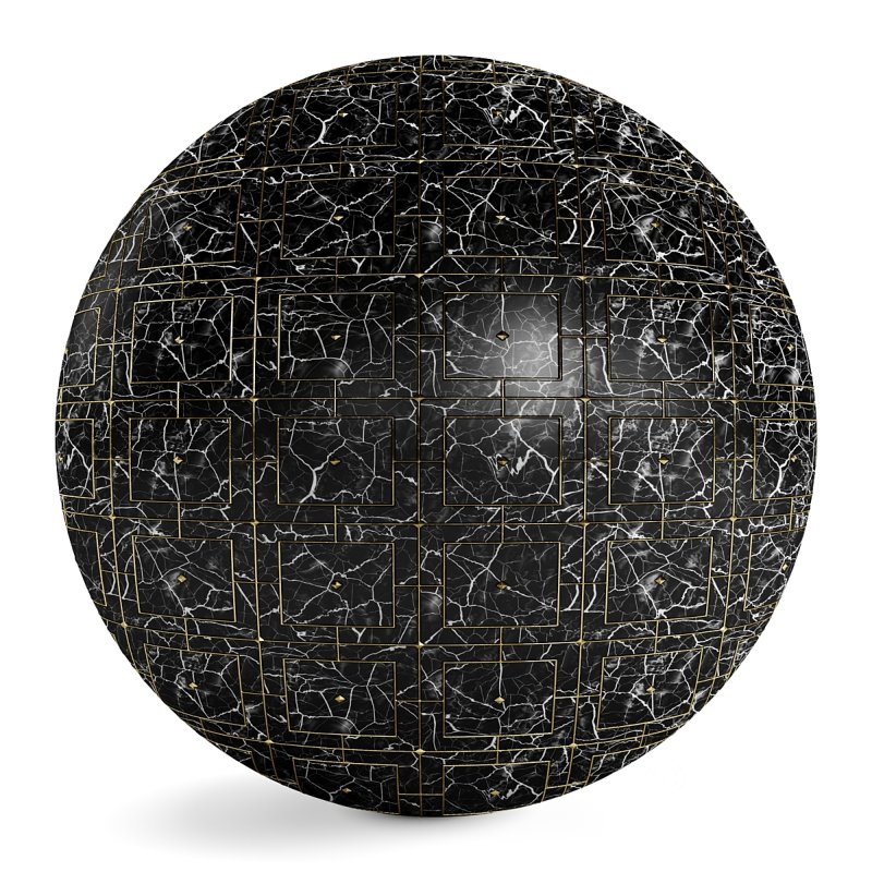 FB7 Marble Floor Tile stone | 4K | PBR | 2MAT Image 3