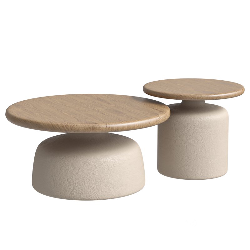 Luxury Modern Scandinavian Simple Oak Wooden Contemporary Centerpiece Tea Table Coffee Table Image 1