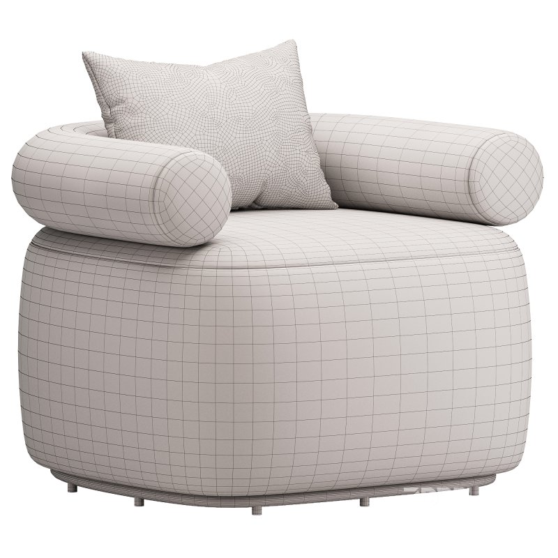 Huggy Swivel Armchair Malibu Image 5