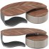 Light leaf shape coffee table - Thumbnail 1