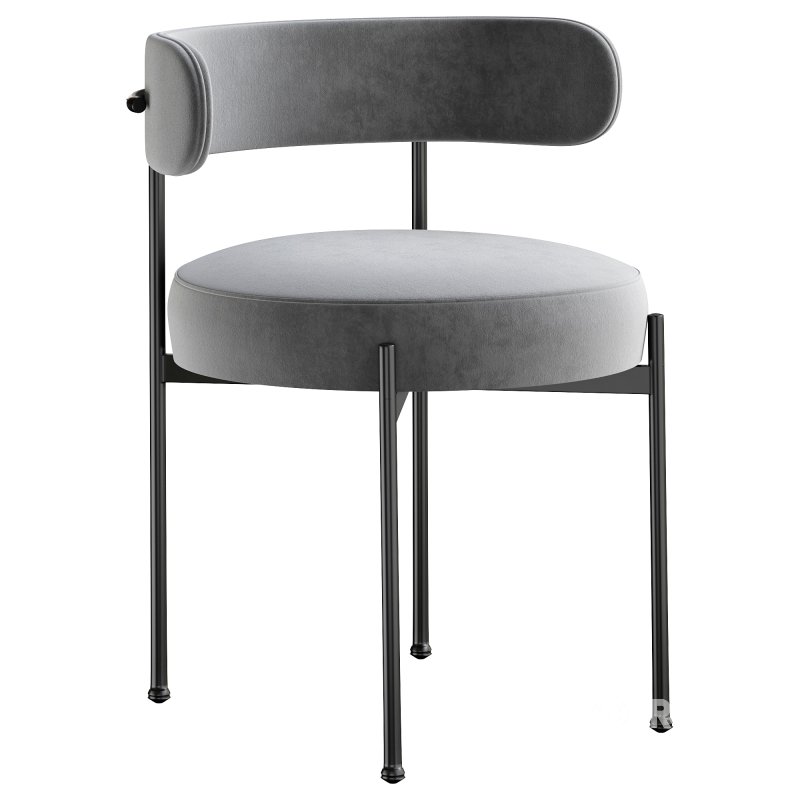 Inesse Boucle Ivory Dining Chair Image 1