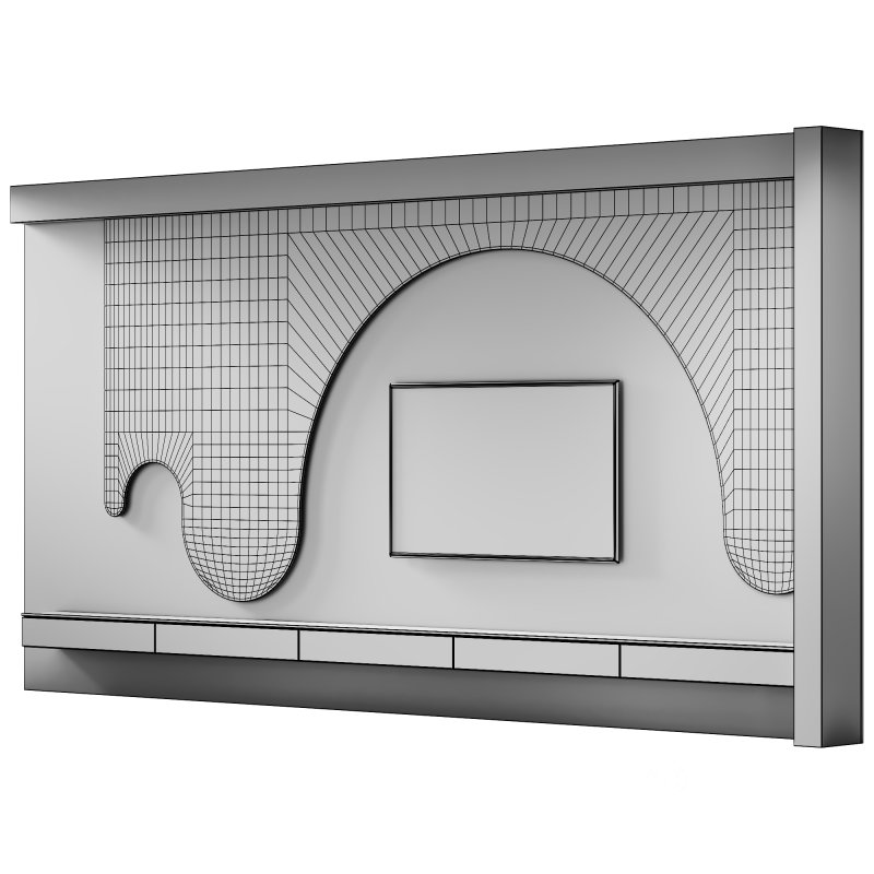 TV Wall for living room TV WALL 07 Image 4