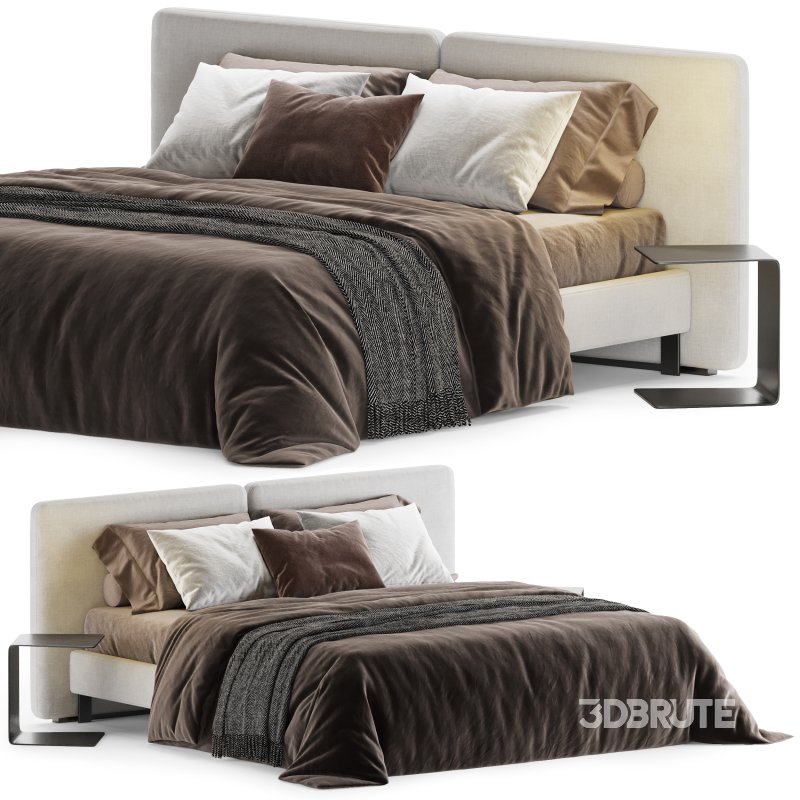 Minotti_Tatlin_Cover_Bed Image 1