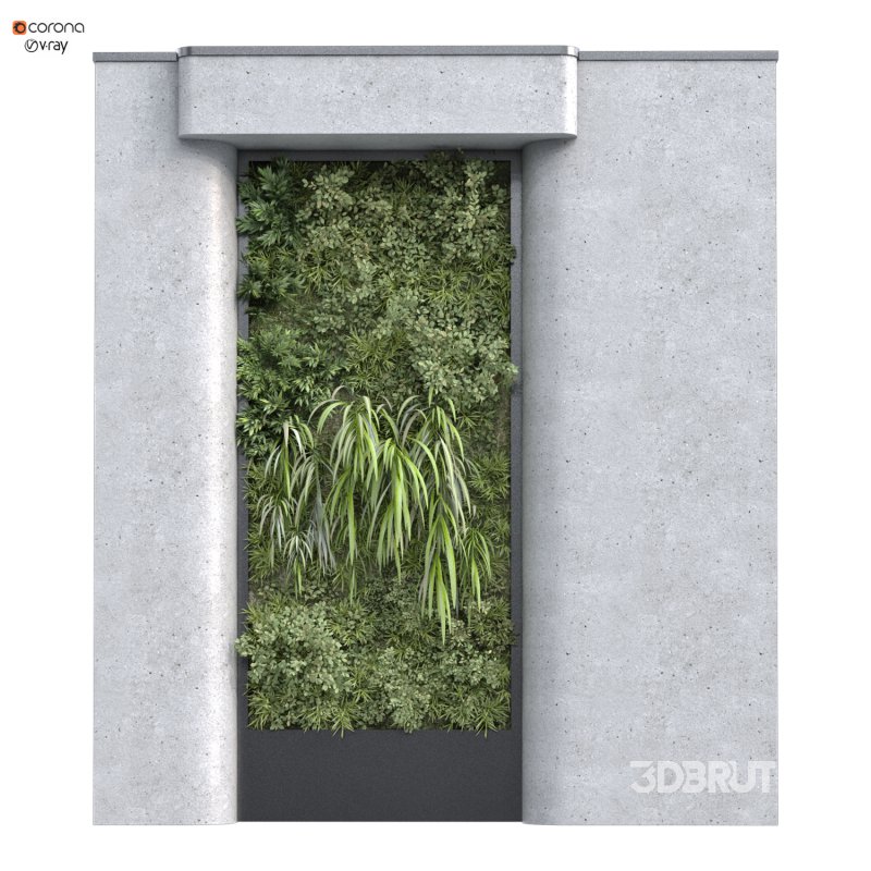 interior vertical plant green wall set 342 Image 1