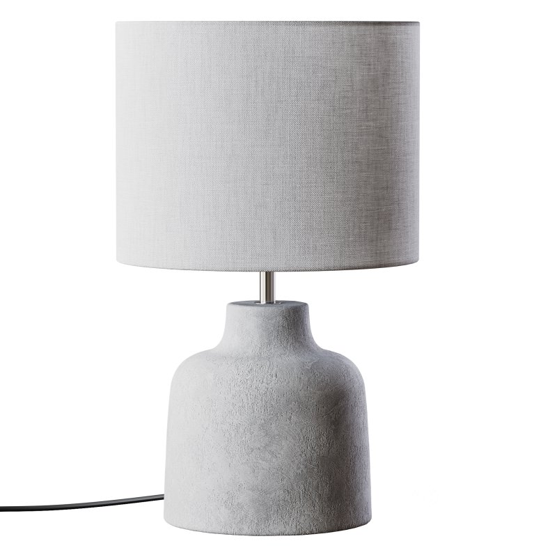 Handgemaakte tafellamp Ike betonnen voet Image 6