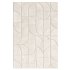 Mikaela Cream Beige Abstract Cotton Washable Rug - Thumbnail 2