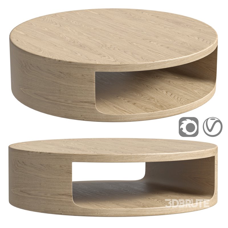 Hot sale luxury popular style coffee table solid oak furniture coffee tables Image 1