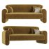Gala Reverse Roll Arm Apartment Sofa - Thumbnail 1