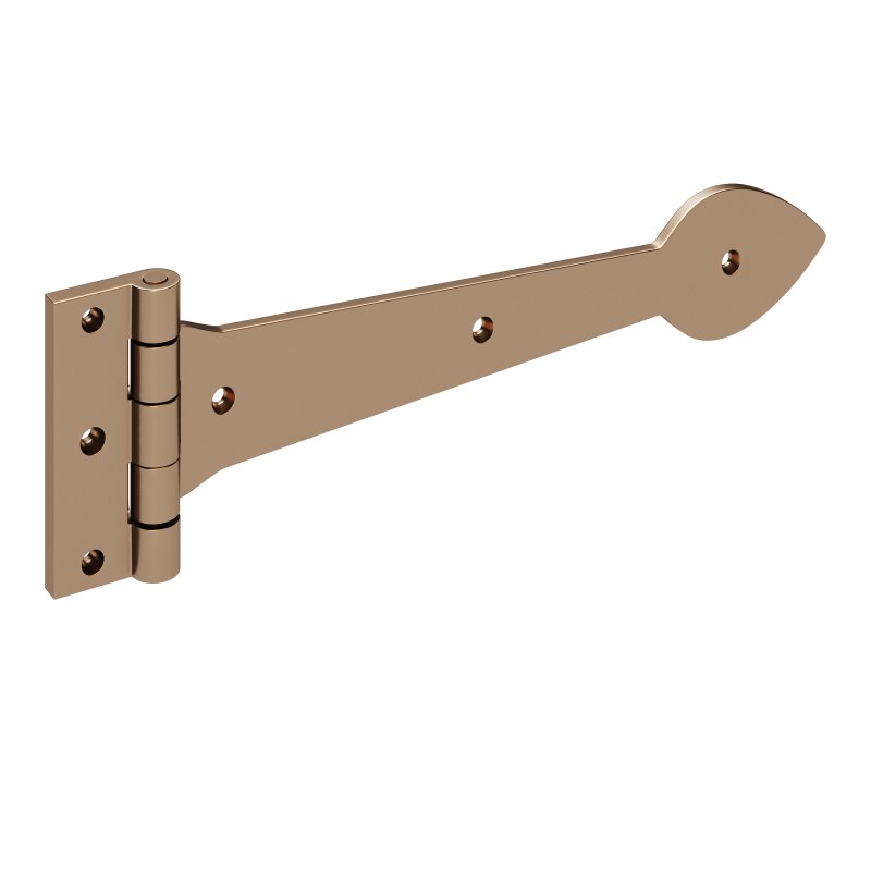 Black Wrought Iron Door Strap Image 10