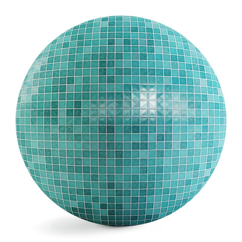 FB18 PBR Pool mosaic glass tiles 4K (indiamart) | 4 MAT Image 3