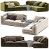 FLORIUS Sofa By Maxalto - Thumbnail 3