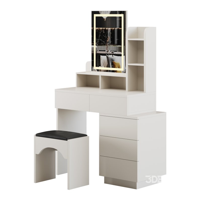 Coiffeuse Morilus avec armoire reglable Image 12