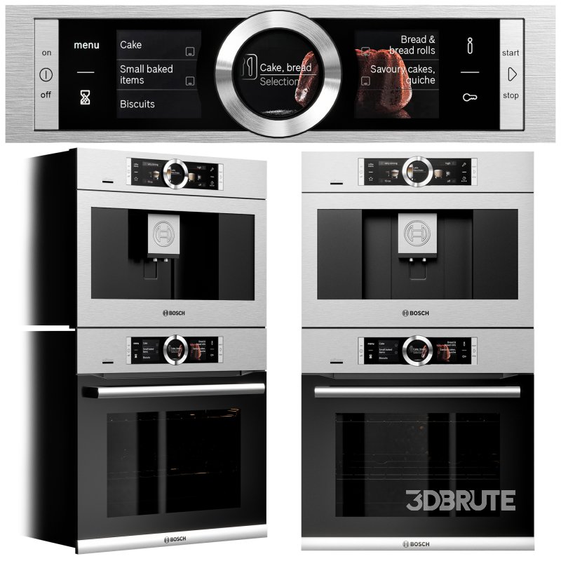 bosch ,miele and samsung infinite line double oven and coffeemaker collection Image 1