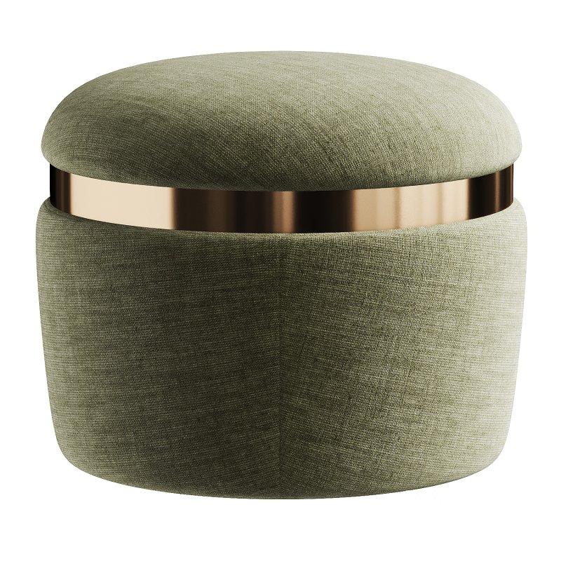 gold pouf Image 2