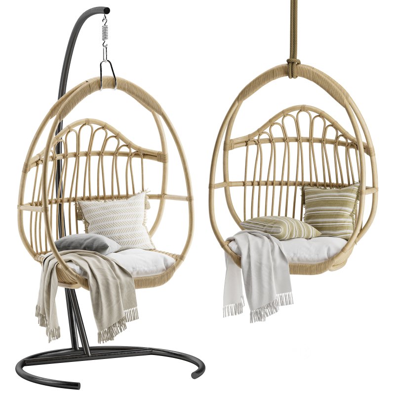 Balancelle_en_canne_de_rotin Image 1