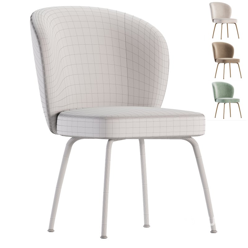 Greer Upholstered Dining Chair Image 3