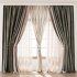 Luxurious Dual Layer Drapes with Shee Curtain 70 - Thumbnail 4