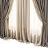 Linen and Sheer Curtain Set 69 - Thumbnail 3