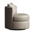 Balboa Leather Swivel Chair - Thumbnail 4