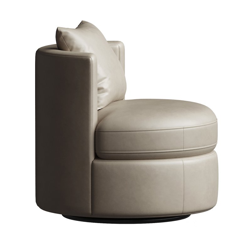 Balboa Leather Swivel Chair Image 4