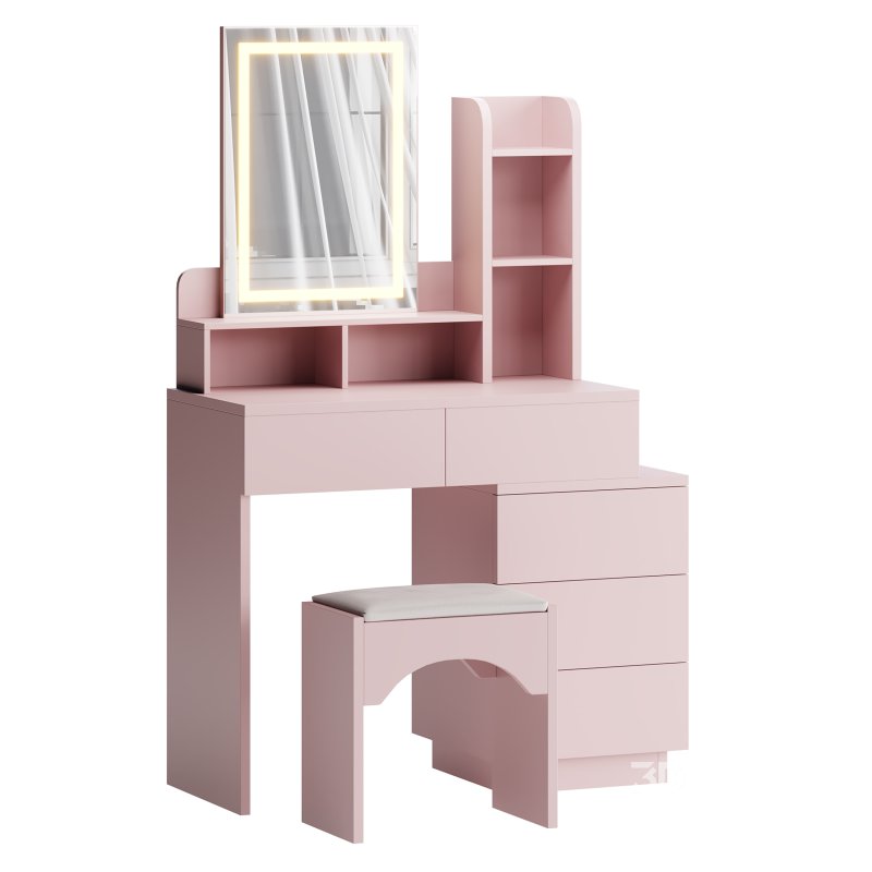 Coiffeuse Morilus avec armoire reglable Image 2