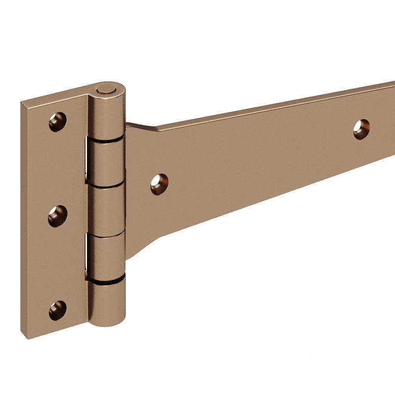 Black Wrought Iron Door Strap Image 11