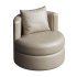 Balboa Leather Swivel Chair - Thumbnail 5
