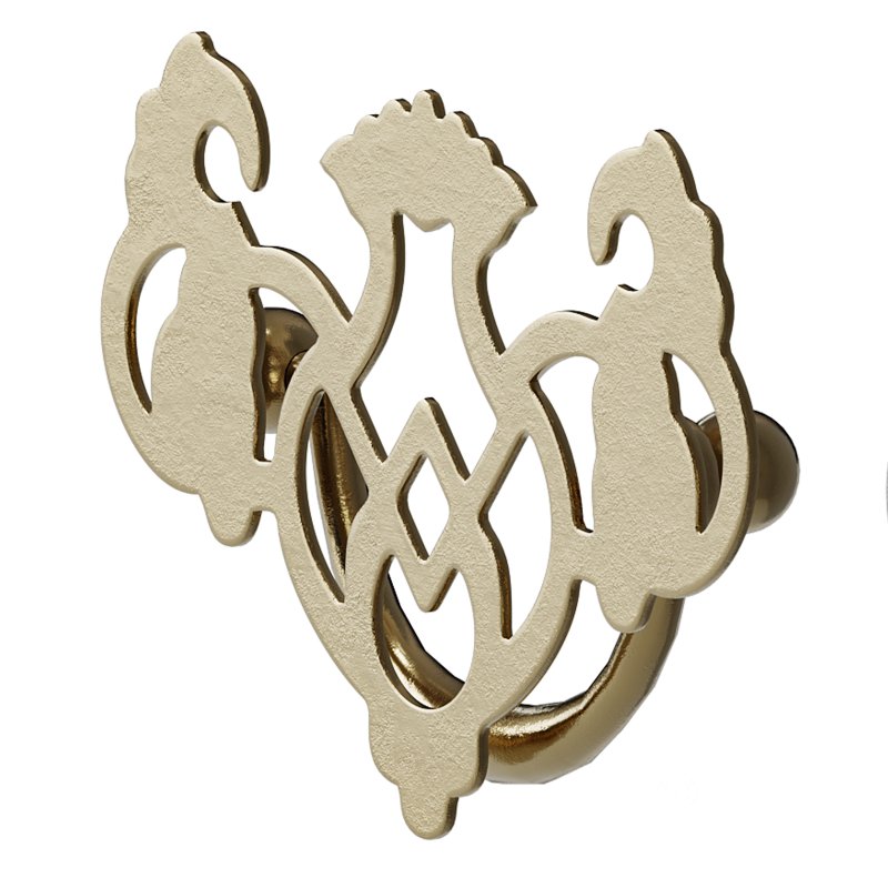 Chippendale Bail Pull Bright Solid Brass Image 10