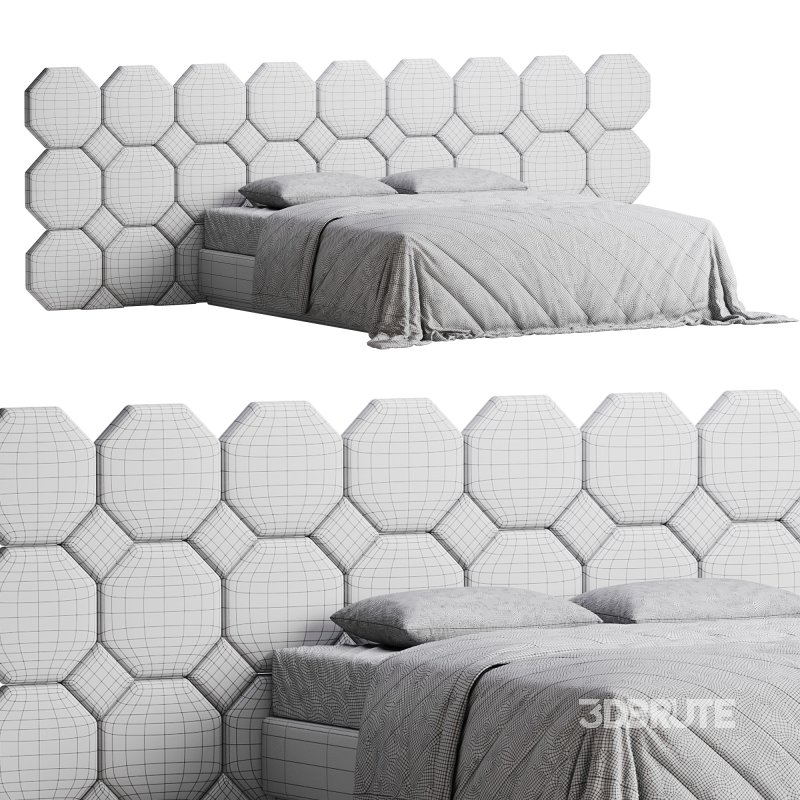 Pascal 380 Leather Bed Image 14