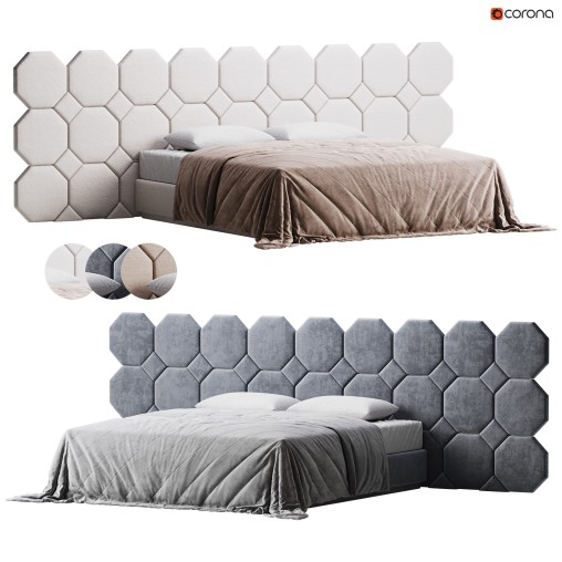 Pascal 380 Leather Bed