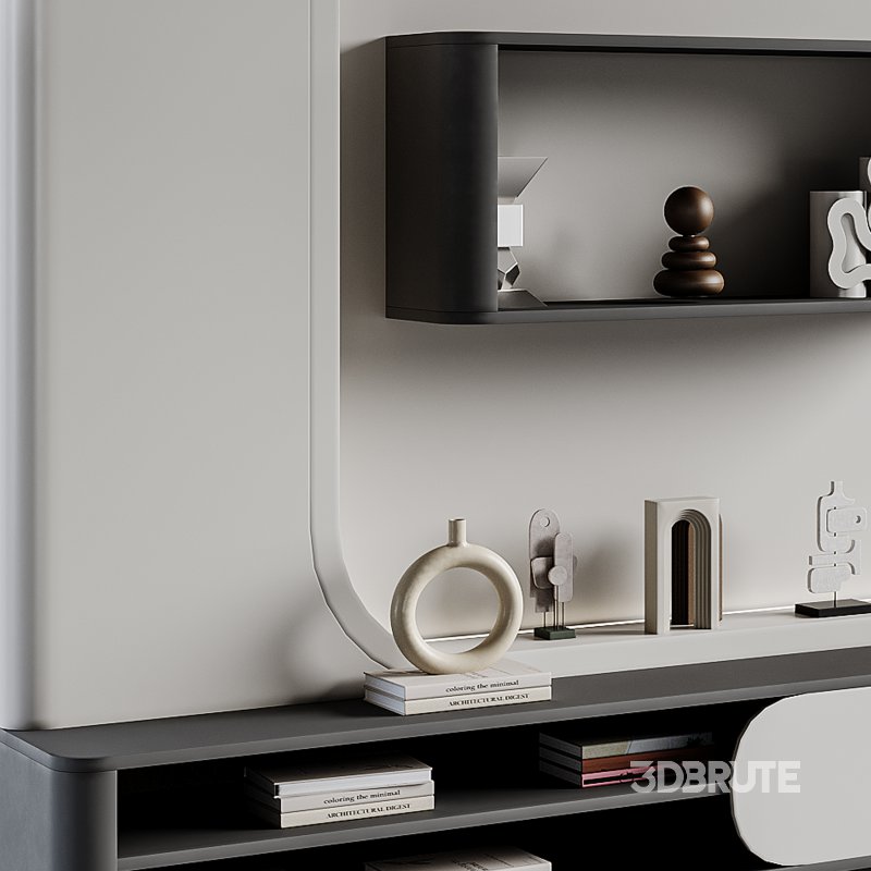 Modern TV Wall 023 Image 9