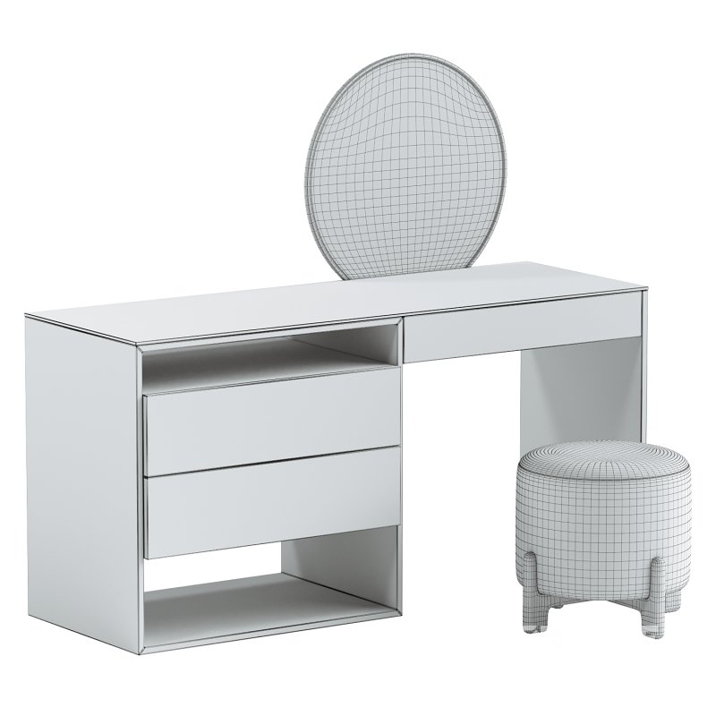 CLIO DRESSING TABLE & GORDON pouf Image 4