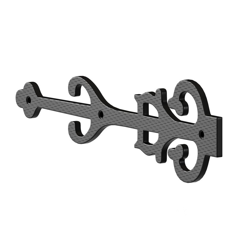 Wrought Iron Dummy Strap Hinge 11″ Door Dummy Hinge Image 6