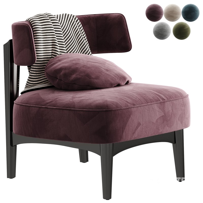 Cafedesart Claude Gray Lounge Chair Image 4