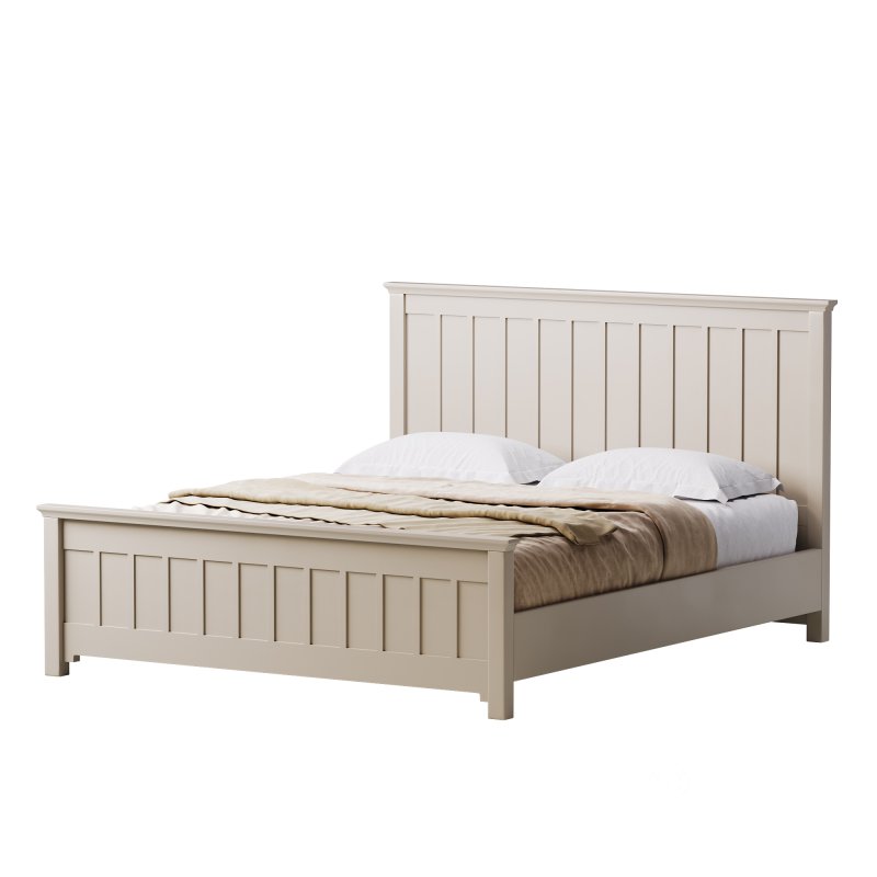 Solid Color Wood Bed Image 8