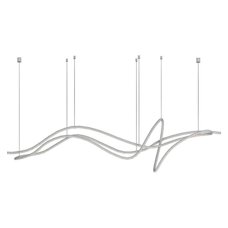 Modern Custom Linear Led Pendant Image 6