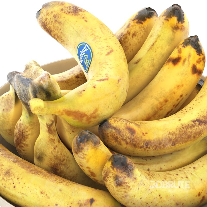 bowl of bananas fruit Image 4