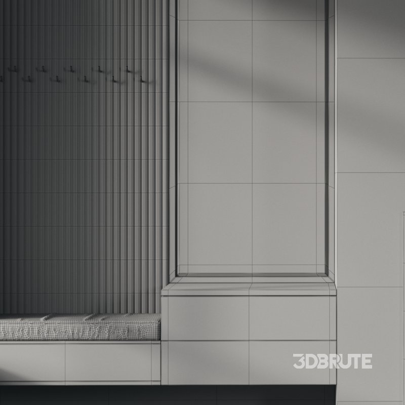 Hallway area with a minimalistic hanger 3 Image 14