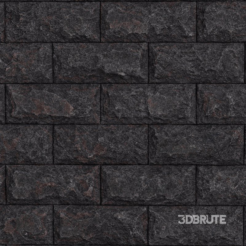 Brick Rockface 02 (Seamless) Image 5