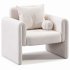 PROMENADE CHAIR IN IVORY BOUCLE - Thumbnail 1
