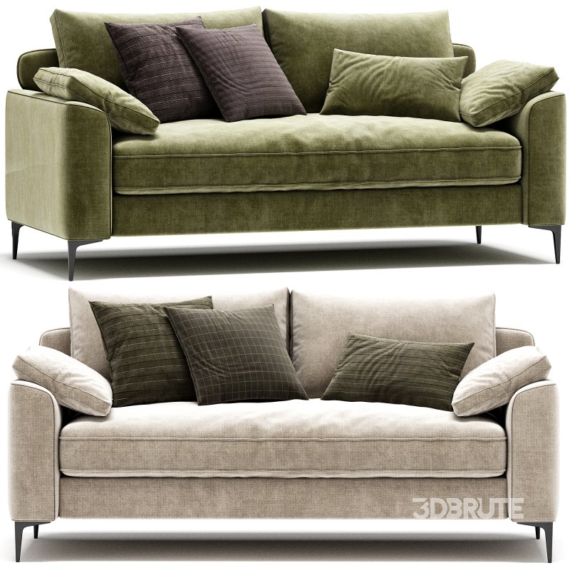 Santiago Pillow Arm Sofa Image 2