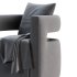 Kenneth Swivel Chair, Grey - Thumbnail 3