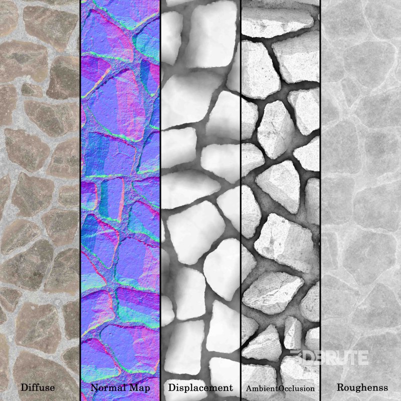 Stone Wall 15 (Seamless) Image 5